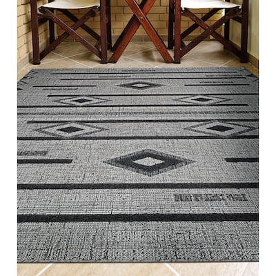 Ravine Savoy Dark Gray Indoor/Outdoor Area Rug