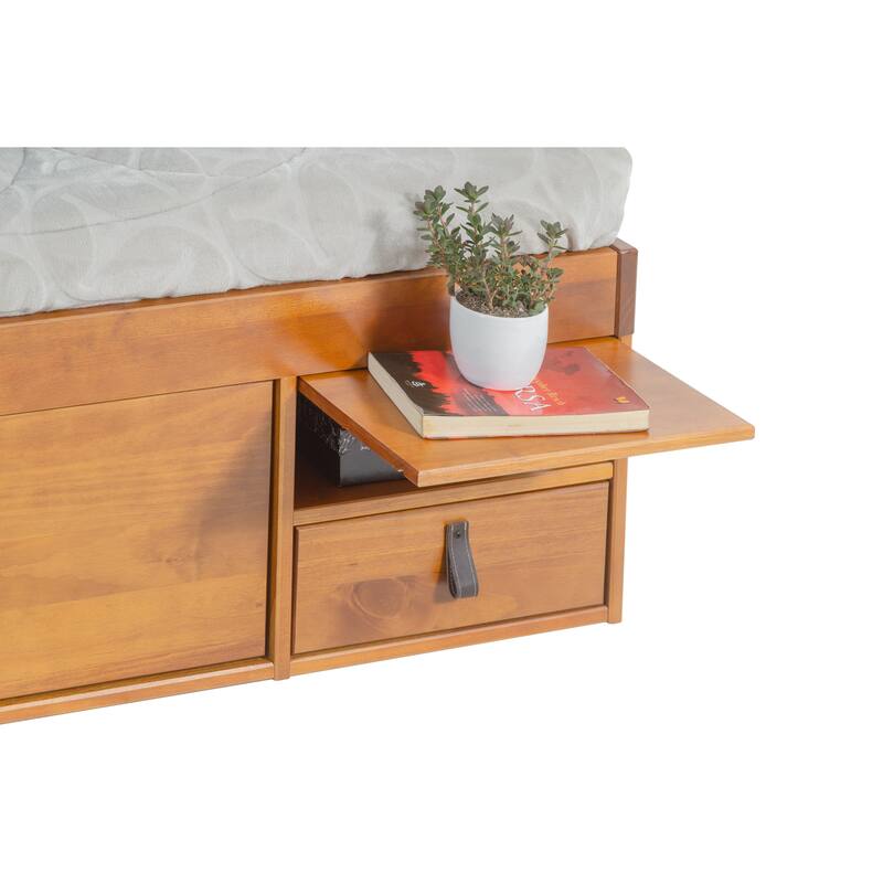 Copper Grove Rivne Storage Platform Bed with Drawers and Shelves