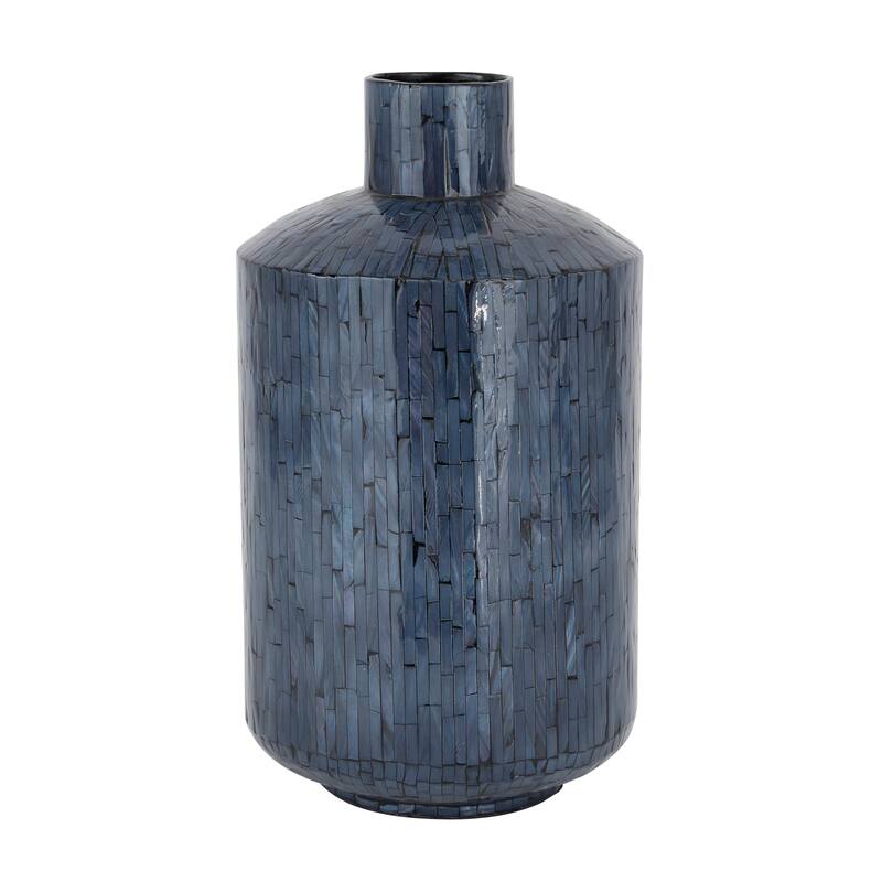 Blue Shell Contemporary Vase