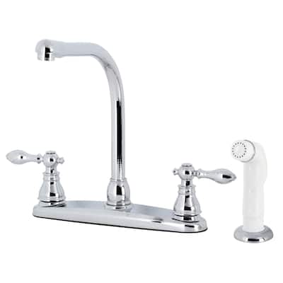 American Classic Centerset Kitchen Faucet with Side Sprayer