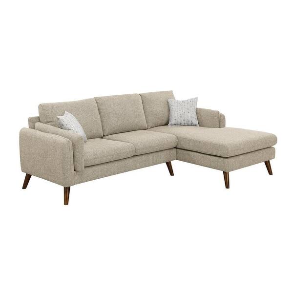 Shop Founders Mid Century Modern Right Facing Sectional Sofa