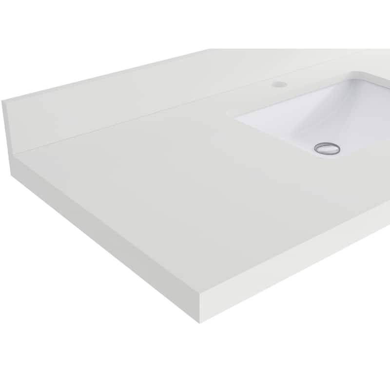 Willow Collections 72 in. W x 22 in. D Parker Solid Teak Double Sink Bathroom Vanity with Countertop