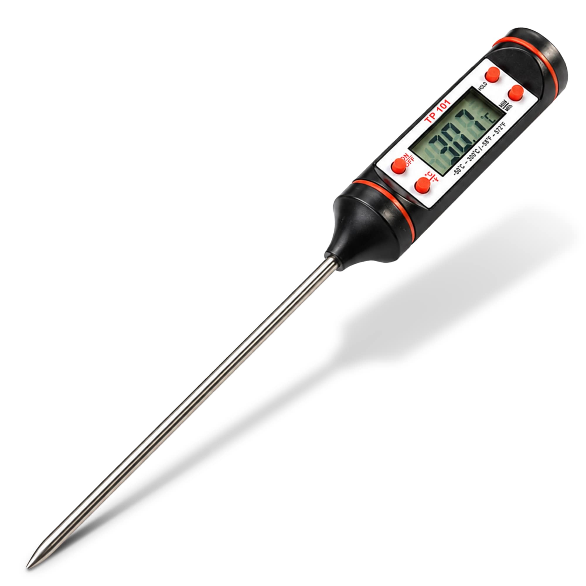 Cheer Collection Digital Meat Thermometer, Quick Read Cooking Thermometer for Grill