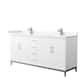 Option White, Nickel Trim, Giotto Quartz Top