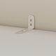 preview thumbnail 8 of 13, Multi-Functional White Kitchen Storage Cabinet with Drawers and Glass Doors, MDF & Metal Hardware