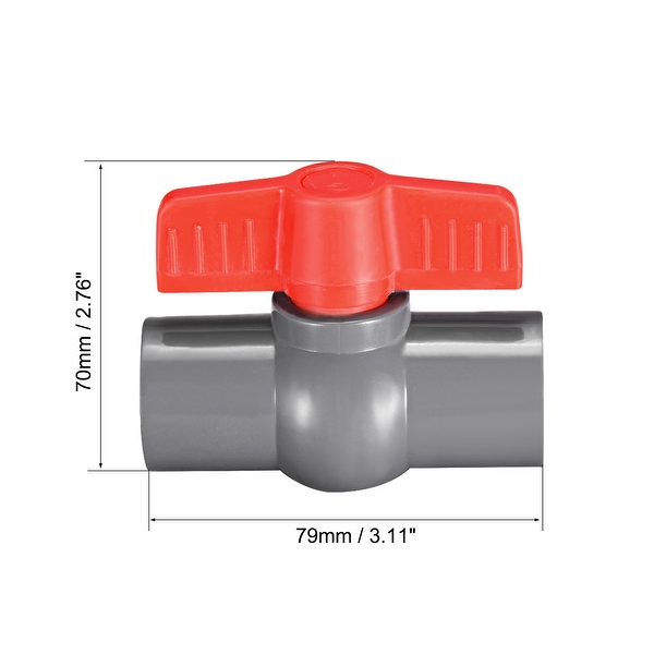 Pvc ball valve dimensions deals