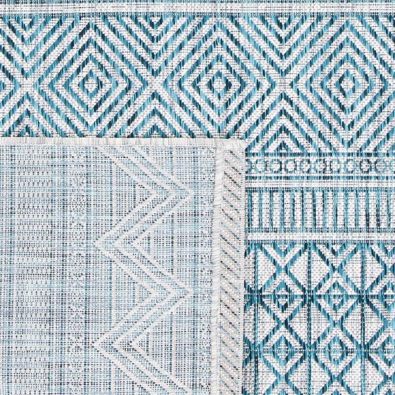 SAFAVIEH Courtyard Zorana Indoor/ Outdoor Waterproof Patio Backyard Rug