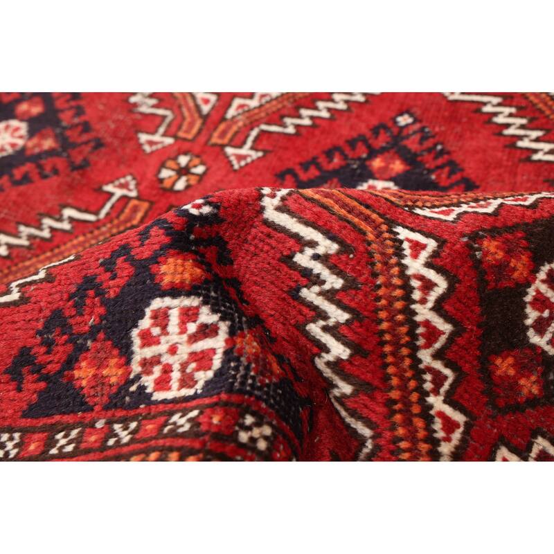 ECARPETGALLERY Hand-knotted Andelz Red Wool Rug - 3'6 x 6'0