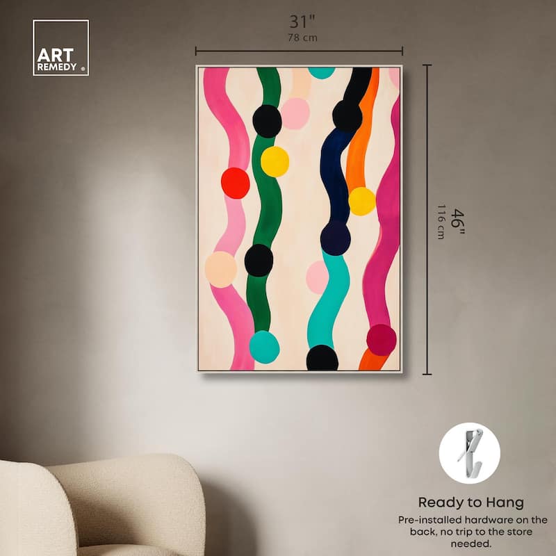 Pearl Colors I Canvas by Art Remedy
