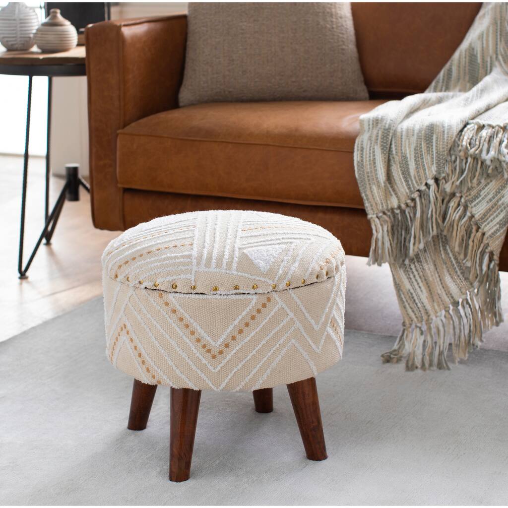 Artistic Weavers Conan Boho Storage 16-inch Ottoman