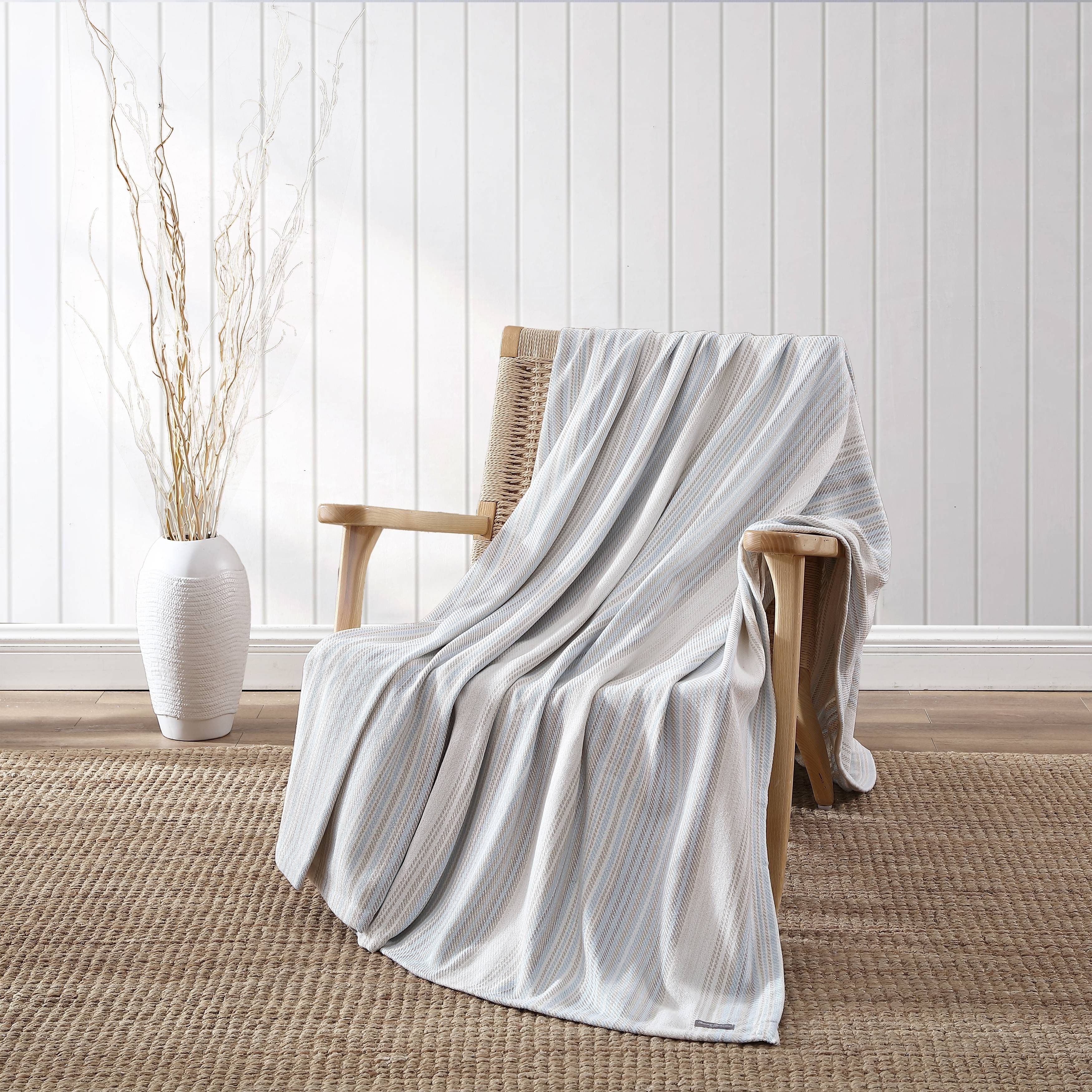 Tommy bahama sandy shore stripe blanket best sale