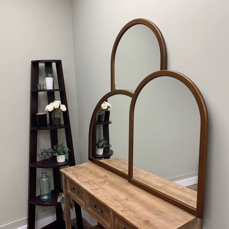 Mifflin Framed Vanity Mirror - Crescent Cathedral - 24.4x32.4