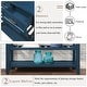 preview thumbnail 6 of 10, Console Table with 2 Drawers and 2 Tiers Shelves, Entryway Sofa Table Long Narrow Wood Console Table for Living Room Hallway