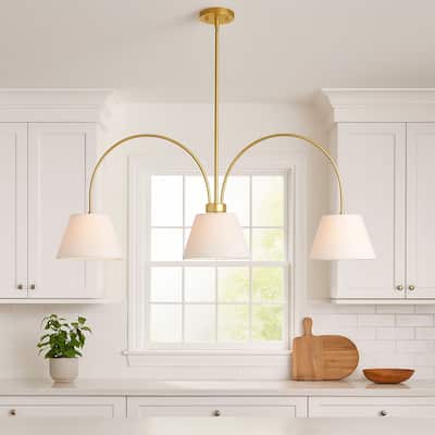 Acroma 3-Light Dimmable Dining Room Chandelier