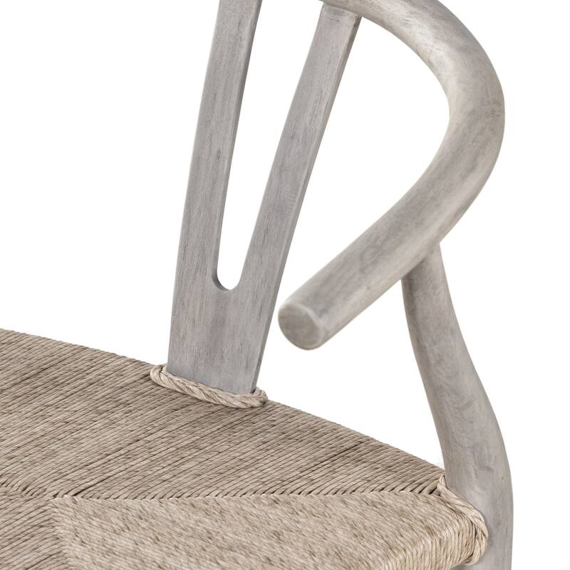 Haddock Dining Chair-Natural Teak - 21.5W x 22.5D x 31.5H