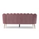 preview thumbnail 48 of 62, Reitz Glam Velvet Shell Sofa by Christopher Knight Home - 76.25" L x 29.25" W x 33.50" H