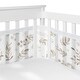 preview thumbnail 1 of 4, Floral Leaf Boy Girl Gender Neutral Sweet Jojo Designs + BreathableBaby Breathable Mesh Crib Liner Boho Bohemian