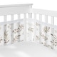 preview thumbnail 3 of 4, Floral Leaf Boy Girl Gender Neutral Sweet Jojo Designs 6p Crib Bedding + BreathableBaby Breathable Mesh Liner Boho