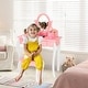 preview thumbnail 12 of 16, Gymax Kids Vanity Princess Makeup Dressing Table Stool Set W/ Mirror - See Details