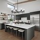 preview thumbnail 24 of 29, Modern Black Farmhouse Chandelier Dining Room Light Fixture Over Table Industrial Lighting for Living Room Foyer Kitchen