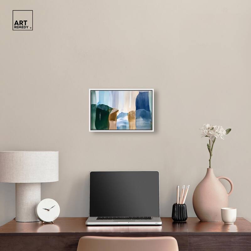 Contoured Calm II Canvas by Art Remedy