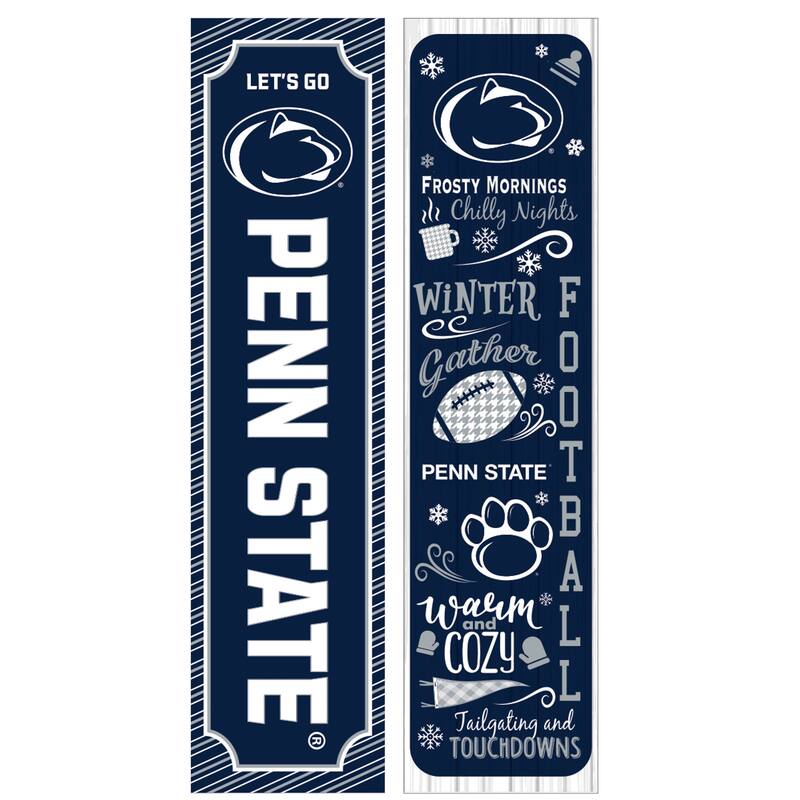 47" Double Sided Seasonal Porch Leaner, Penn State - 47" x 11.25"