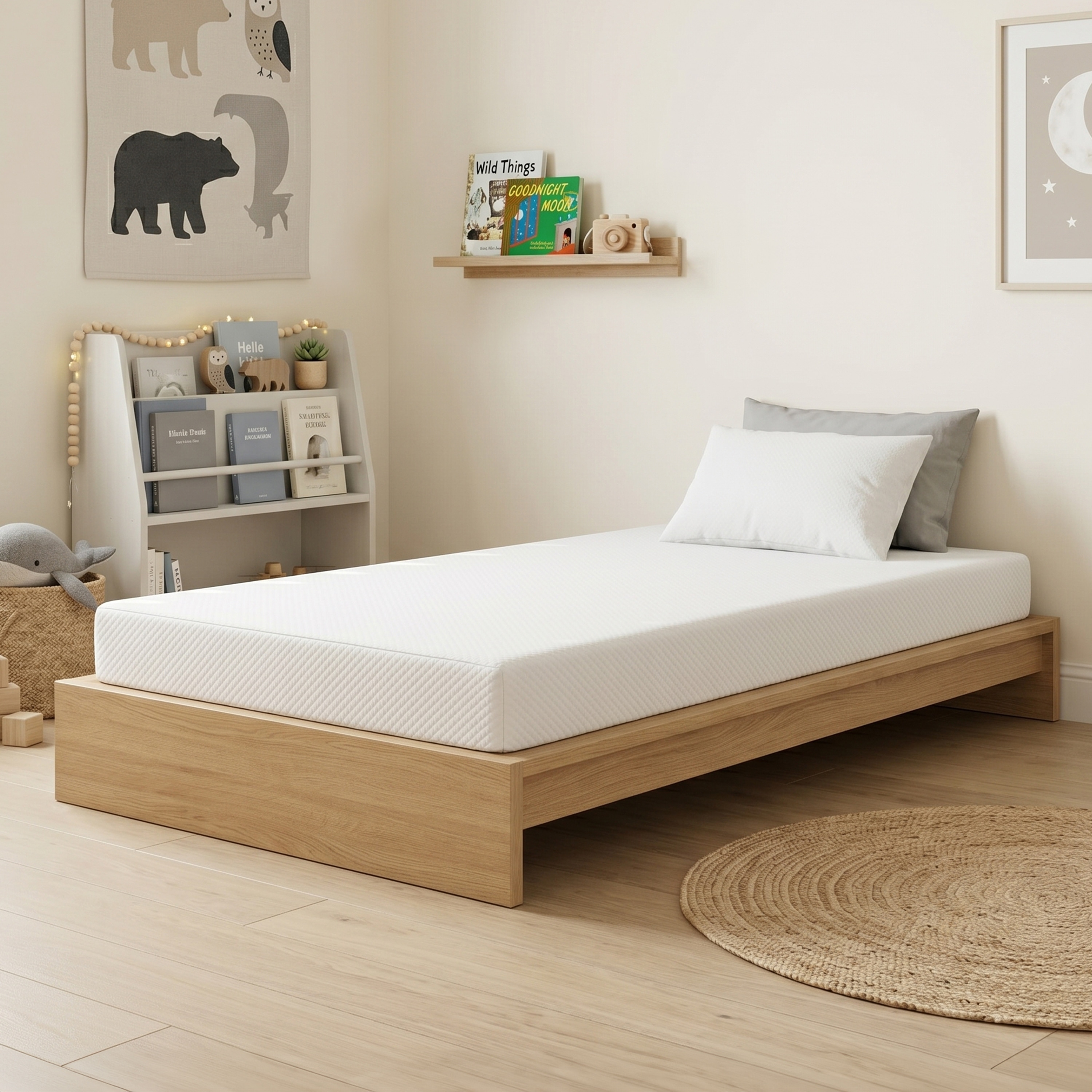 O-Sleep 5 inch Memory Foam Mattress in a Box with CertiPUR-US and OEKO-TEX