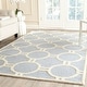 preview thumbnail 2 of 68, SAFAVIEH Handmade Cambridge Arah Modern Moroccan Wool Rug 3' x 5' - Light Blue/Ivory - Rectangle