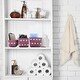 preview thumbnail 10 of 30, Checkered Woven Strap Storage Baskets (Set of 3) - 7.8 L x 5.3 W x 4.2 H