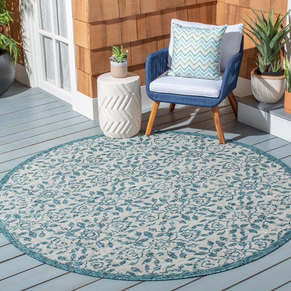 SAFAVIEH Courtyard Gweneth Indoor/ Outdoor Waterproof Patio Backyard Rug