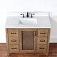 preview thumbnail 58 of 177, Altair Hadiya Bathroom Vanity with Composite Stone Countertop without Mirror