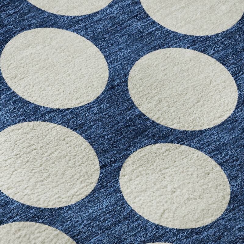 Premium Washable Super Soft Modern Polka Dots Mayfield Rug