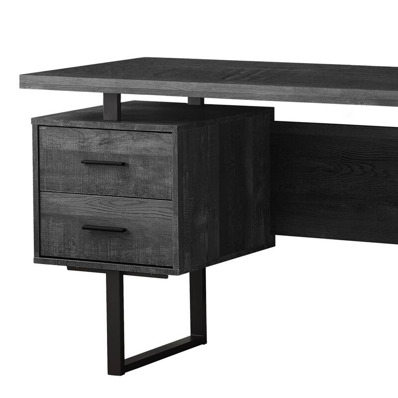 60" Computer Desk with Metal Legs