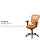 preview thumbnail 53 of 164, Nicholas Mid-Back Blue Mesh Multifunction Executive Swivel Ergonomic Office Chair with Adjustable Arms