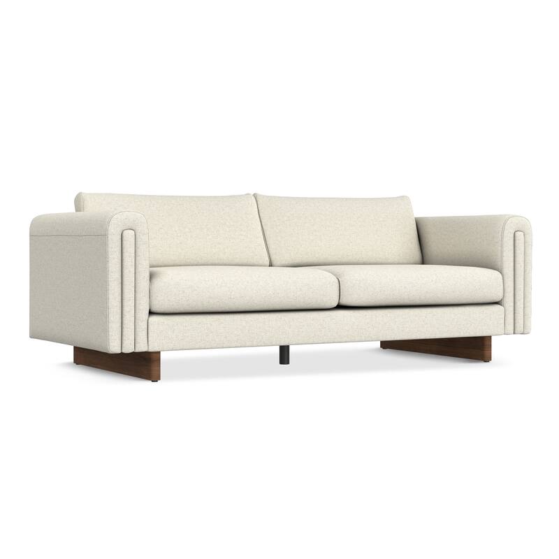 WYNDENHALL Drayton 84" Wide Contemporary Sofa in Tightly Woven Performance Fabric - 84" W x 38" D x 30" H,