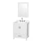 Option White, Chrome Trim, Giotto Quartz Top