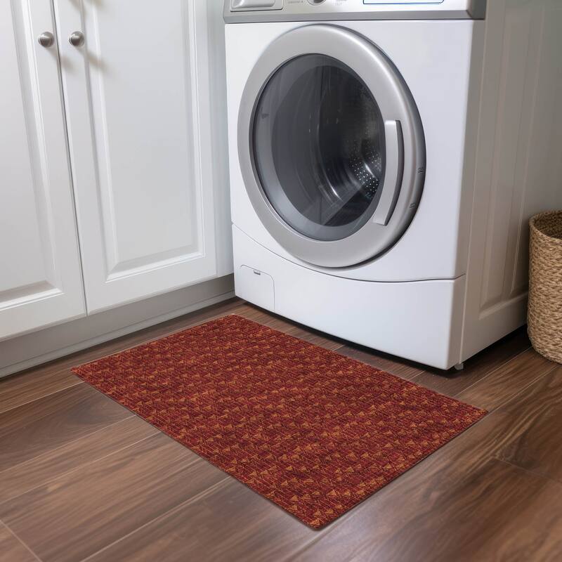 Lari Abstract Shapes Weather Resistant Versatile Elegance Outdoor Rug