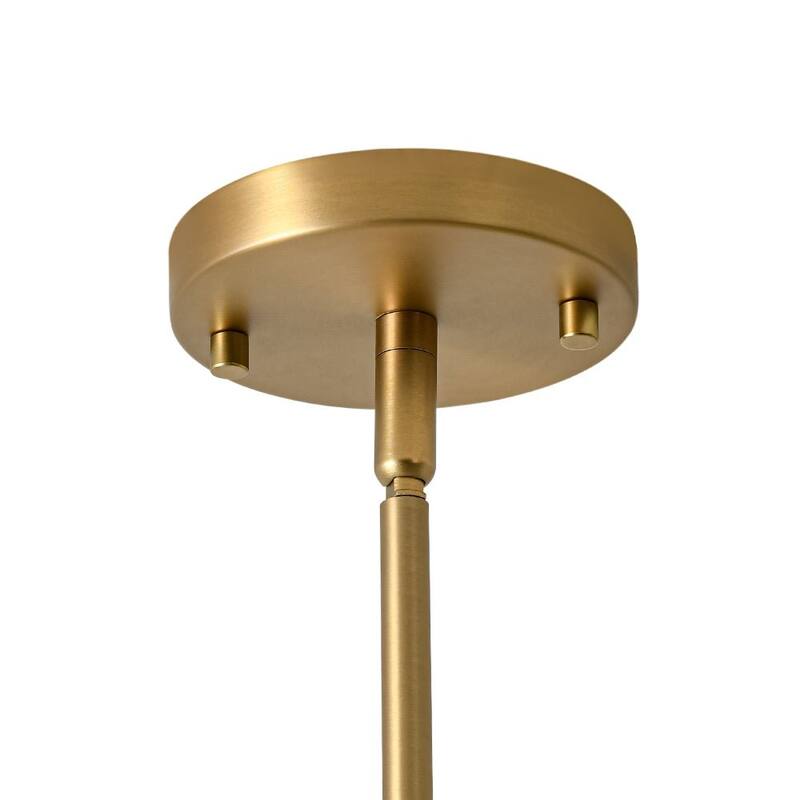 Modern Chic 1-Light Dimmable Striped Glass Sphere Pendant - 15.0 in