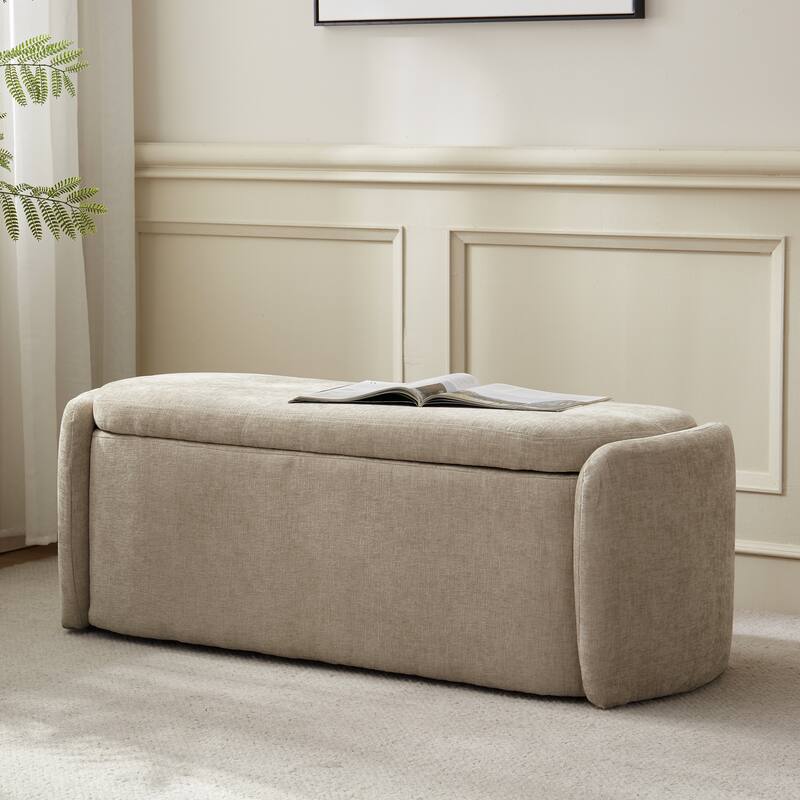 Bedroom Bench Storage Bench with Arms Ottoman entryway bench with storage End of Bed Bench, Entryway Bench
