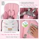 preview thumbnail 17 of 18, Convertible Infant Dining Chair with 5 Backrest and 3 Footrest Positions - 21.5" x 29" x 43.5"