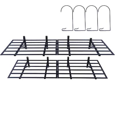 Garage Storage Shelving, 2 Pack, 6 x 2 ft Heavy Duty Garage Shelves Wall Mounted, 1600 lbs Load Capacity(Total) - 6 x 2 ft