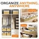 preview thumbnail 24 of 22, Cheer Collection 4 Pack Large Fabric Storage Baskets with Handles Collapsible Organizer Bins