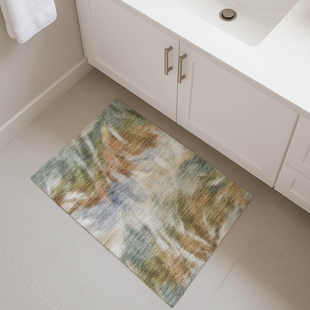 Premium Washable Super Soft Contemporary Blur Mayfield Rug