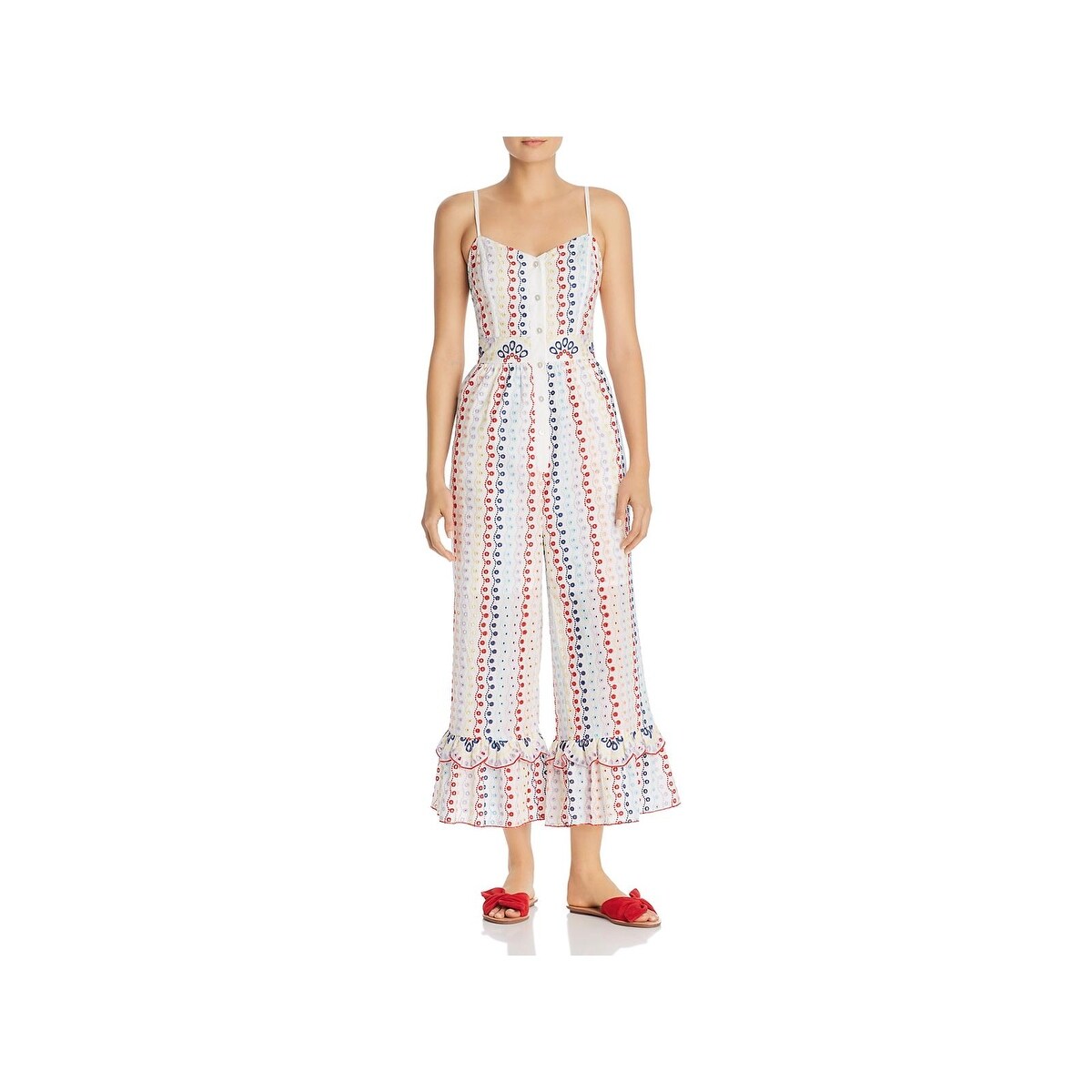 red carter jumpsuit