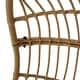 preview thumbnail 9 of 16, Christopher Knight Home - Sansa Outdoor/Indoor Wicker Hanging Basket Hammock Chair with Iron Stand & Water-Resistant Cushions