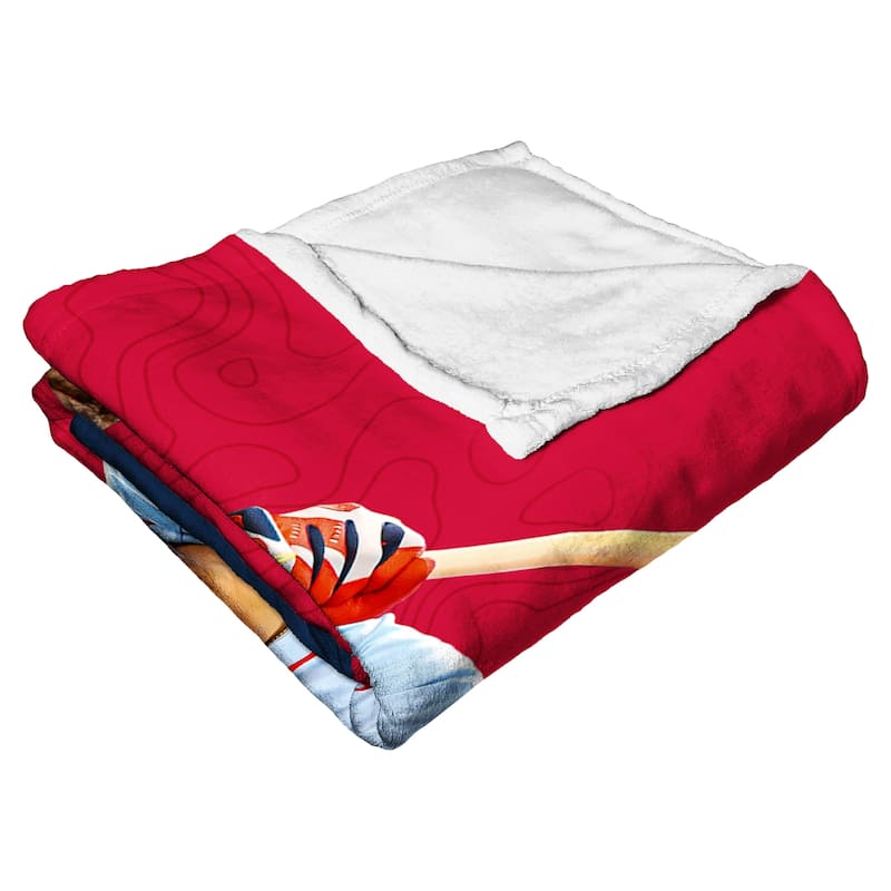 MLB Player St. Louis Cardinals Nolan Arenado Silk Touch Throw Blanket