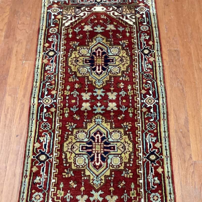 Handmade One-of-a-Kind Heriz Wool Oriental Rug 2'8 x 6'1 - 2.8 x 6.1