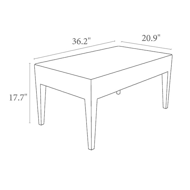 7-Piece Gray Patio Casual Seating Set with Sunbrella White Cushion 36"