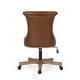 preview thumbnail 22 of 37, Christopher Knight Home Swivel & Lift Office Chair with Contemporary Roll Back Design