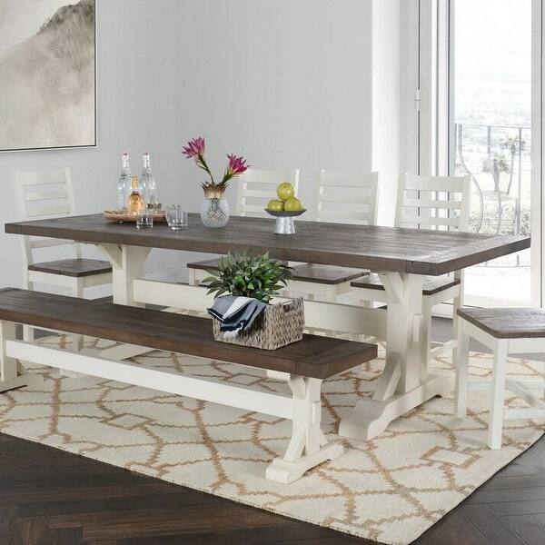 Shop The Gray Barn Hive Coop Reclaimed Pine Two Tone Dining Table